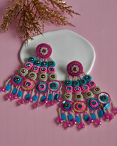 Blush Carnival earring