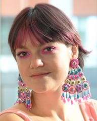 Blush Carnival earring